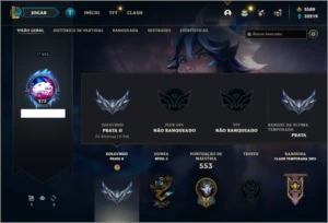 Conta Prata 2 com 114 Skins e 151 Champs + 2600 RP - League of Legends LOL