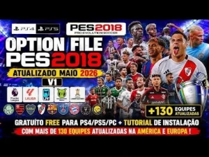 Pes 2018 - Option File Para Ps4/Ps5/Pc - Outros