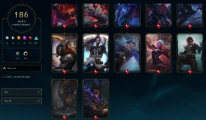 Aatrox Prestigio 2022, Ahri 2022, Thresh 2022 Conta Platina - League of Legends LOL