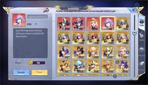SASHA, ALONE E THANATOS A-135 LVL 39 - Saint Seiya Awakening SSA