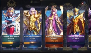 SASHA, ALONE E THANATOS A-135 LVL 39 - Saint Seiya Awakening SSA
