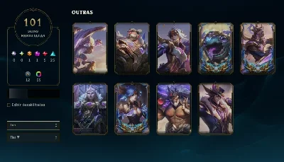 Conta Lol Ex Challenger / Ex Grao Mestre / Ex Mestre !!! - League of Legends