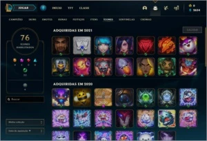 Conta smurf platina 1 mmr alto - League of Legends LOL