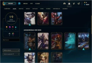 Conta smurf platina 1 mmr alto - League of Legends LOL