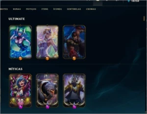 Conta League of legends LOL