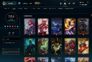 Conta League of Legends - 704 SKINS - TODOS OS CHAMPS LOL