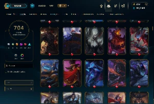 Conta League of Legends - 704 SKINS - TODOS OS CHAMPS LOL