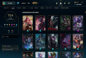 Conta League of Legends - 704 SKINS - TODOS OS CHAMPS LOL