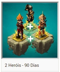 PACOTE + 2 HEROIS 90 DIAS (TODOS SERVIDORES) - Wakfu