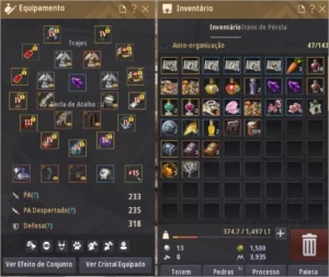 Conta Lendária BDO Striker 62, 553GS Full Boss TET - Black Desert