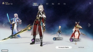 Nivel 26 com Jing Yuan , Bronya e Yanqing - Honkai Star Rail - Outros
