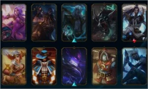 Conta Legue of Legends Ouro 3 com 117 skins mono riven - League of Legends LOL