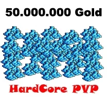 50.000.000 Gold  - Tibia  - Hardcore PvP