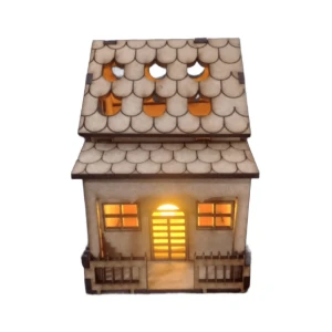 Kit 5 casinha em mdf com e sem luminaria, maquete,... - Artesanato e Personalizados