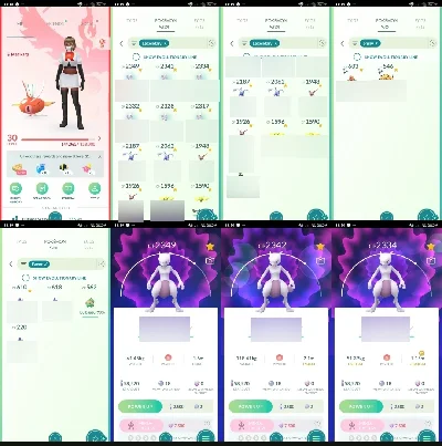 Pokémon Go Lvl 30 + 6 Mewtwo | 13 Lendários + 2 Shiny C150