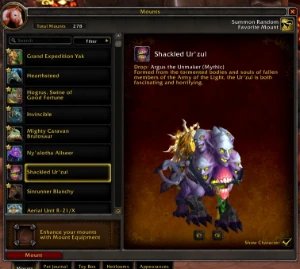 Conta Com Brutossauro T3 / Xmog/ Mounts Raras, Tabardos Tcg - Blizzard