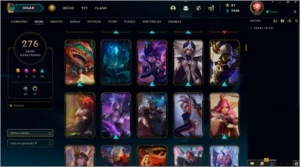 Conta League Of Legends 275 Skins LOL