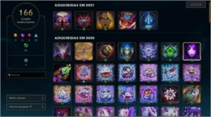 Conta Plat III 142 Skins Lv 300+ - League of Legends LOL