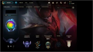 Conta League of Legends Diamante 3 120 skins LOL