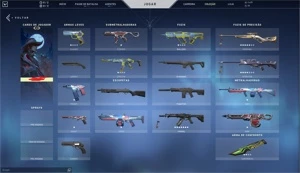 Conta Diamante 1 com skins + Valorant Points