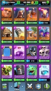 Conta Clash Royale LVL 10 com 4 lendárias