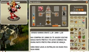 VENDO KAMAS ERATZ ( AJUDO UPAR NO JOGO DE BRINDE) - Dofus