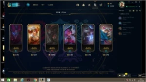 Conta LOL Diamante 4 (conta para main kat, skins/eterno) - League of Legends