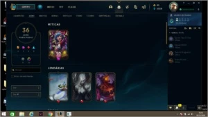 Conta LOL Diamante 4 (conta para main kat, skins/eterno) - League of Legends