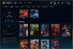 Conta prata 4 com 17 skins e 38 champs - League of Legends LOL