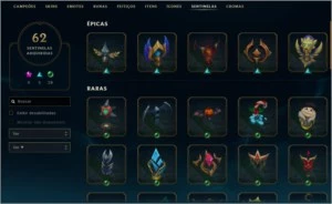 Conta de lol Platina 1 - 8100 reais gastos nela - League of Legends