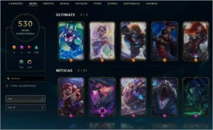 Conta de lol Platina 1 - 8100 reais gastos nela - League of Legends