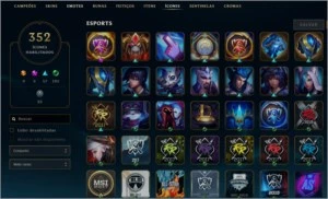 Conta de lol Platina 1 - 8100 reais gastos nela - League of Legends