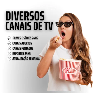 Canais Ao Vivo, Filmes, Series, Novelas, Netflix - C/ Brinde - Assinaturas e Premium