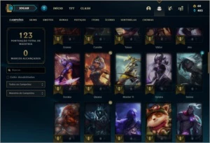 Conta DIAMANTE 4 BARATA com 36 skins e 59 champs - League of Legends LOL