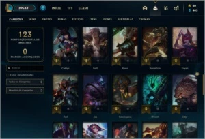 Conta DIAMANTE 4 BARATA com 36 skins e 59 champs - League of Legends LOL