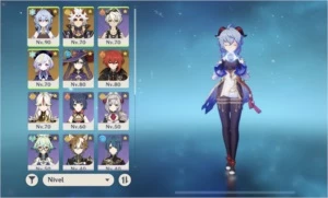 Ar51, Gany + harpa, Itto, Diluc c1, Mona, Qiqi - Genshin Impact