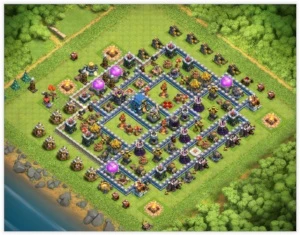 Clash of Clans cv 12 quase full