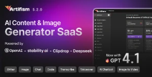 Artifism - AI Content & Image Generator SaaS - Outros