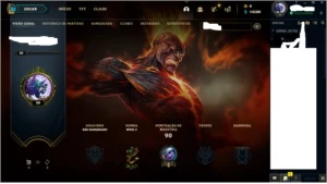 CONTA LV30 - League of Legends LOL
