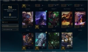 Conta plat 3  lvl 40 58%de winrate - League of Legends LOL