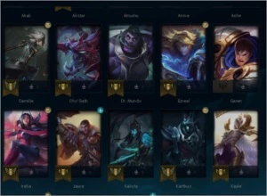 Conta plat 3  lvl 40 58%de winrate - League of Legends LOL