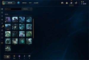 Conta PLATINA 4 - Smurf LOL (league of legends) ELOMOON