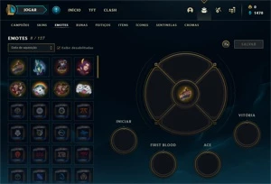 Conta PLATINA 4 - Smurf LOL (league of legends) ELOMOON