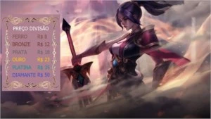 Elojob disponivel desde o >Ferro IV até o >Diamante I