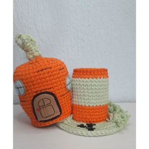 Toca do Coelho em Crochê para Páscoa - Artesanato e Personalizados