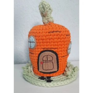 Toca do Coelho em Crochê para Páscoa - Artesanato e Personalizados