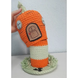 Toca do Coelho em Crochê para Páscoa - Artesanato e Personalizados