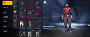CONTA FF - EMAIL PERSO. - 300$ INV. - CONJ. PERSA - TECHWEAR - Free Fire