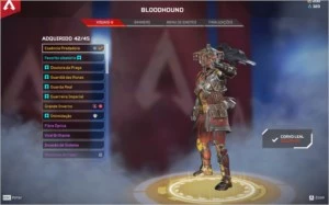 Conta Apex 4 Heranças Wraith/Revenant/Octane/Bloodhound - Apex Legends