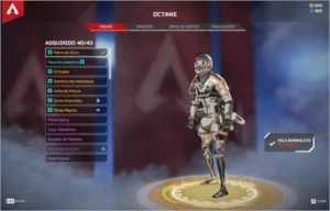 Conta Apex 4 Heranças Wraith/Revenant/Octane/Bloodhound - Apex Legends